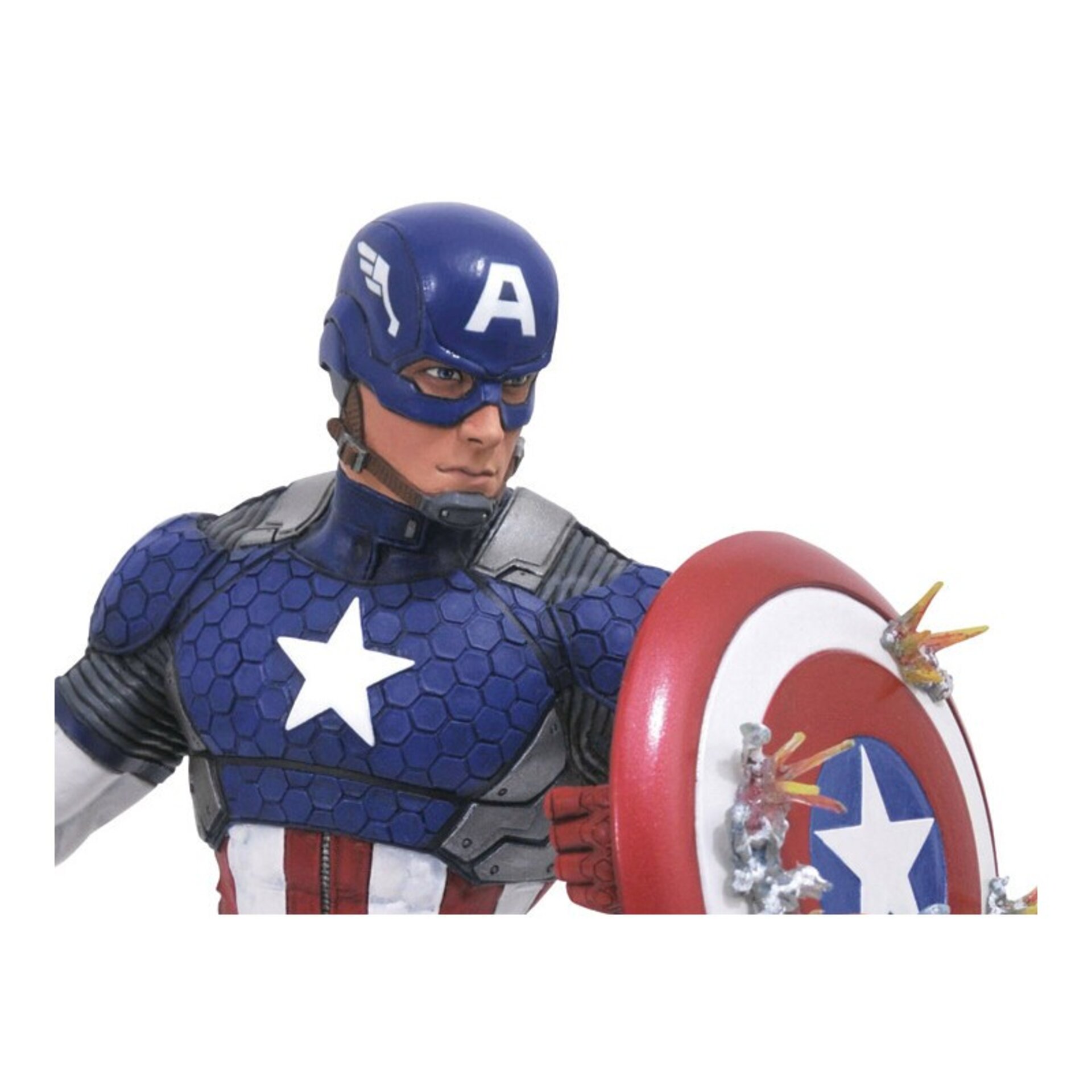 Figura Diamond Select Marvel Gallery Capitán América (25cm) - 3
