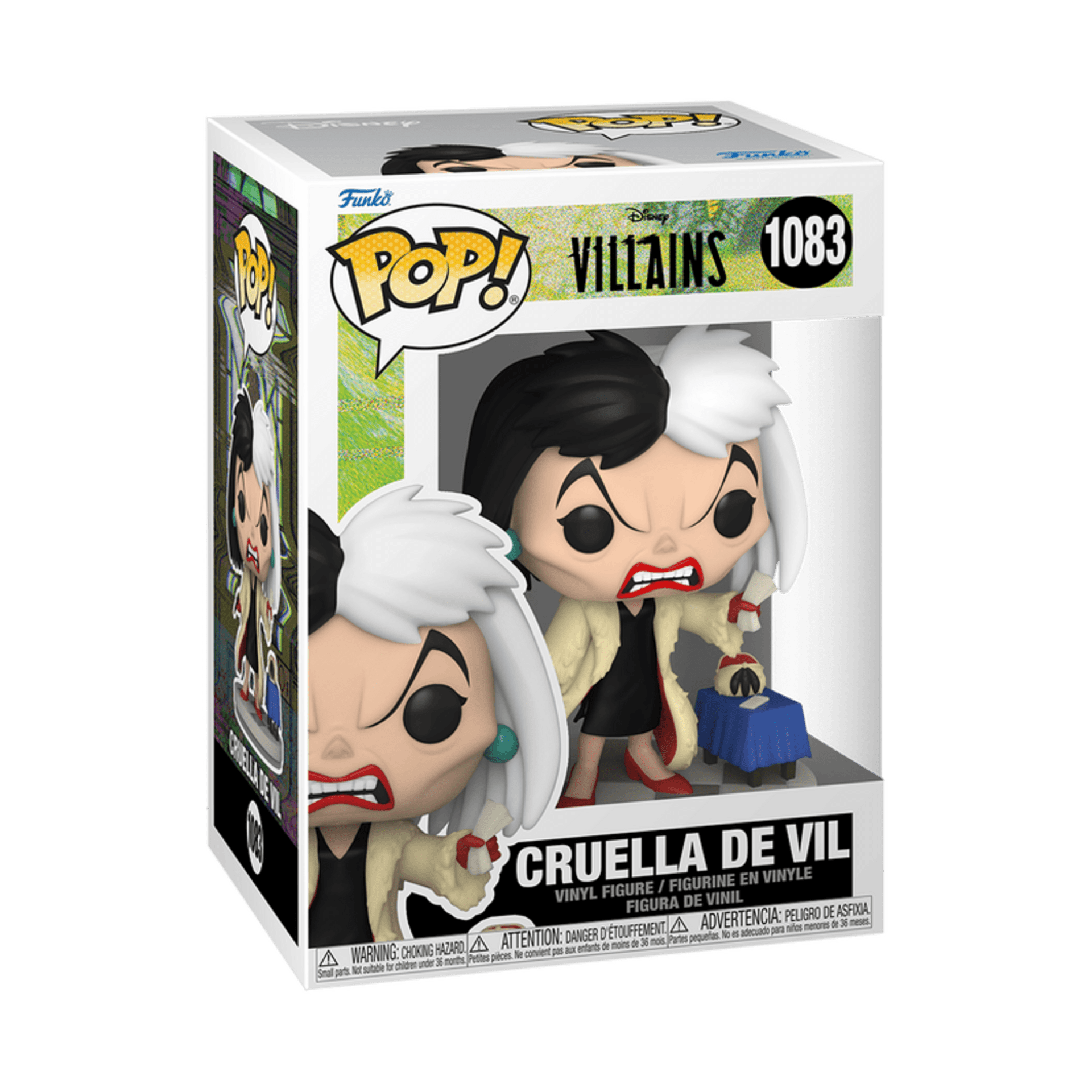 FUNKO POP! Disney: Villanos - Cruella de Vil 1083 - 1
