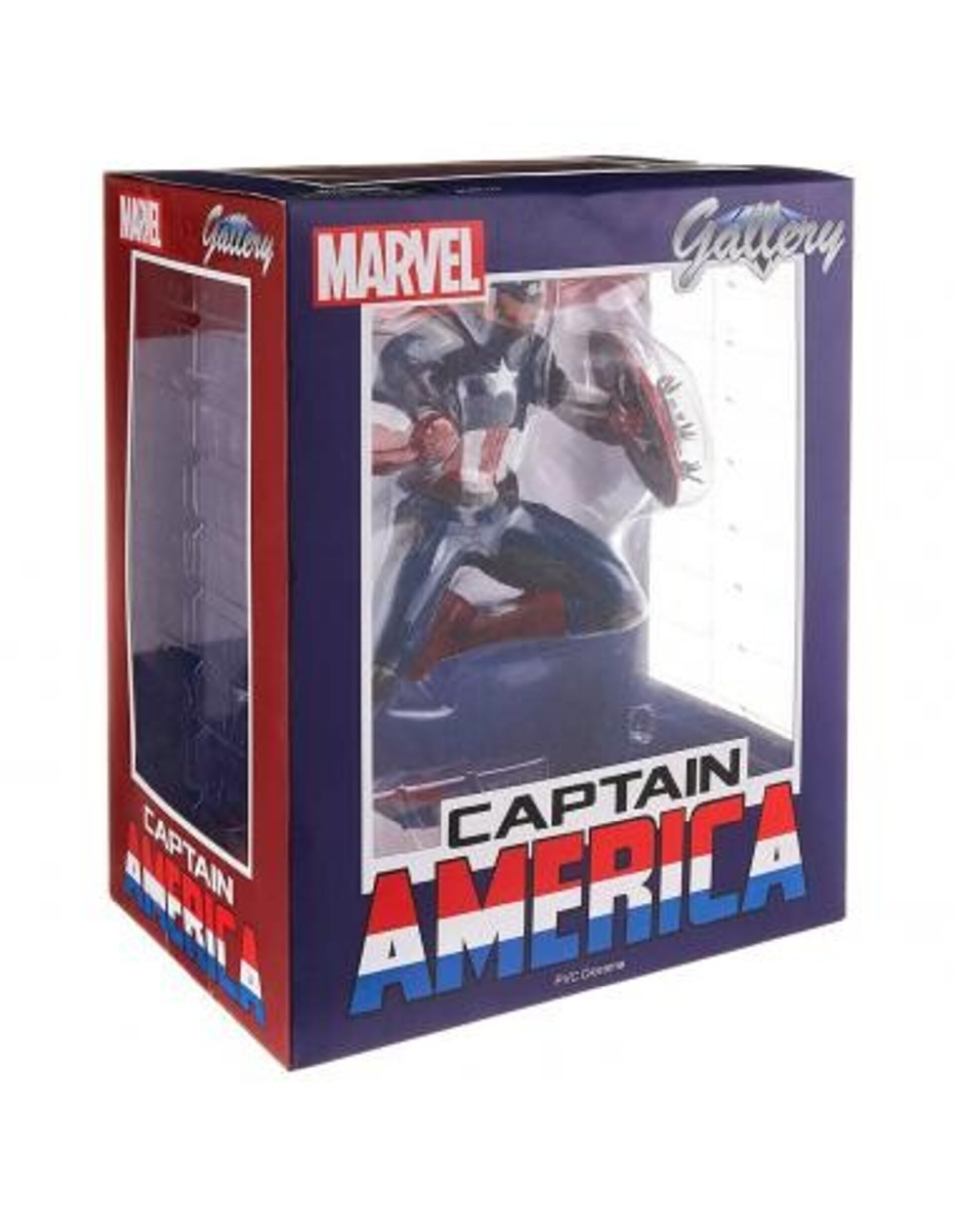 Figura Diamond Select Marvel Gallery Capitán América (25cm) - 2