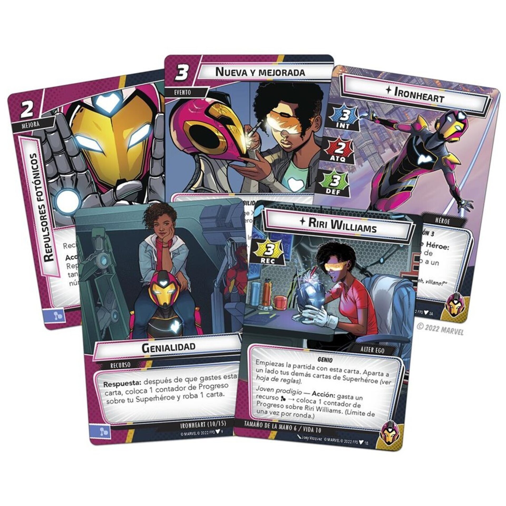 Marvel Champions: Ironheart (pack de héroe) - 2